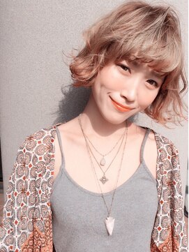 ネオリーブニコ 大井町店(Neolive Nico) 【Neolive nico 大井町店】 ラフな外ハネボブ クリアベージュ