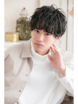 リトル 心斎橋(little) くせ毛風マッシュ