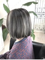 ヘア メイク ヴァーブ(hair make Verve) ハイライトグレージュボブ