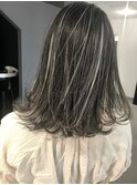 切りっぱなしBOBコントラストハイライト