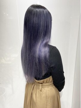 あるじゃんすー 梅田店 アメジストパープル#グラデーションカラー#シールエクステ#梅田