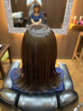 ヘアアンドスパ バースデイ(Private Salon HAIR&Spa BiRTHDAY) 外ハネミディアム