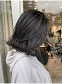 NAO流西海岸風ハイライト×ダークグレージュ