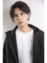 小久保style☆かきあげ透明感ブルーグリーンニュアンスマッシュ