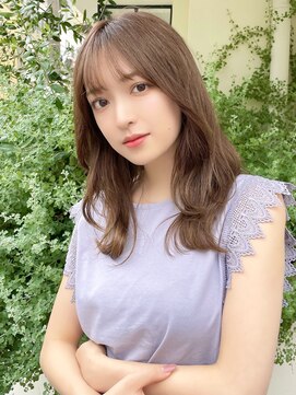 ルームバイシー 新宿(Loom. by Sea) 韓国風前髪×レイヤーカット【髪質改善/新宿/レイヤーカット】