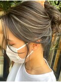 ミニウルフ/インナーハイライト流れるレイヤー[表参道]