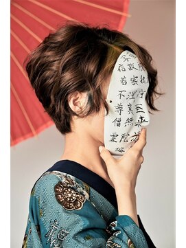 コマ(coma) 【coma中野】あかよろし_エッジショート前下がり