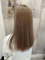 ビスポーク(BESPOKE)&nbsp;透明感抜群ダブルカラーブリーチミルクティーグレージュ