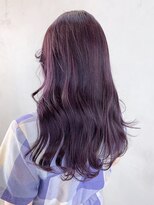 アイティーバイアルバム 藤沢店(IT by ALBUM)&nbsp;ラベンダーグレー_斜めバンググレージュカラー_ba401022