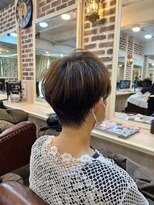 ロク 白楽(rocu)&nbsp;前髪/マチルダボブ/ピンクベージュインナー/グレージュ[白楽駅]