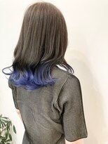 ラフ 原宿(L.a.a.g.f harajuku)&nbsp;ブルー デザインカラー 裾カラー@原宿