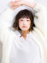 ベール(BALE)&nbsp;アッシュブラウン外ハネニュアンスボブ