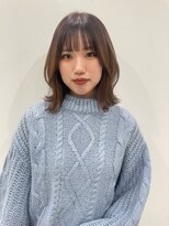 ミニヨン バイ ハピネス 高の原店(mignon by Happiness)&nbsp;顔まわりカット　顔まわりレイヤー