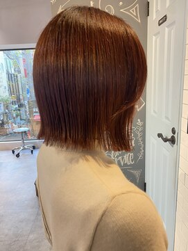 シーン 池袋(scene.) scene.【シーン】【池袋 西口徒歩3分】オレンジボブ