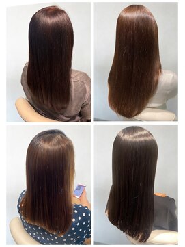 美容室フルール 20代30代40代大人可愛い髪質改善カラー艶感ストレート透明感