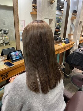 ロア 福岡天神本店(LORE) ダブルカラーベージュカラーケアブリーチカラーハイトーンカラー