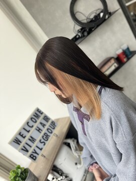 ミル(mill) インナーカラー☆ベージュ