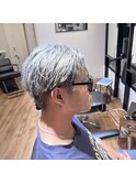 波巻きスパイラルパーマメンズマッシュパーマツイストパーマ