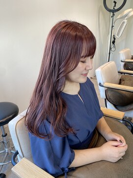 アリスバイブランニューリブ 難波店(ALICE by Brandnew×LIV) 難波美容室　ワンカラーで作る暖色カラー　レッドブラウンカラー