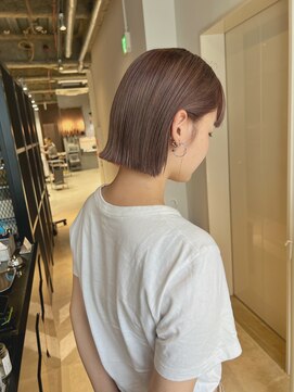 クリアオブヘアー リット(CLEAR of hair LiT) 切りっぱなしボブベージュ