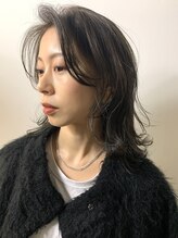 イルジャルディーノ 柏の葉キャンパス(il Giardino salon) ミディアムレイヤー×オリーブカラー