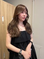 ローレンジウ(LOREN JU)&nbsp;透明感髪質改善ベージュダブルカラーミルクティーグレージュ