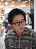刈り上げない短髪 スパイキーショート 大人男子ヘア