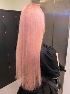 ベレーザ 渋谷(BELEZA) 10110秋色ピンクヘアーラベンダーパープル透明感カラー韓国ヘア