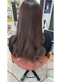 ロング×裾パーマ
