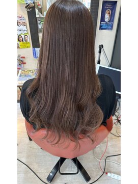 ヘアスタジオブービー ロング×裾パーマ