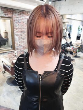 アンリ(Henri) 【かしむら】ブリーチ/ブリーチカラー/ケアブリーチ/暖色カラー