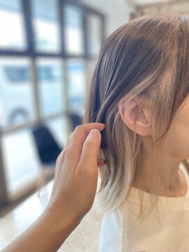 フィレッジ エンジョイ ヘアー(FILEGE ENJOY HAIR) ケアブリーチ＋カラー