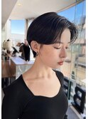 ショートカットショートヘアコンパクトショートボブ丸みショート
