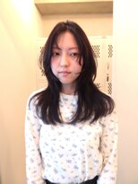 アンフェインド02(UNFEIGNED 02)&nbsp;黒髪カタログ/クラゲヘアー/オリーブグレー/小顔/名駅/伏見/栄