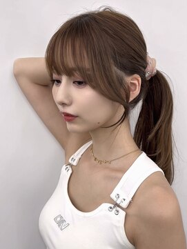 アマトウキョウ アユンチェ(AMA TOKYO×AYUNCHE) 韓国スタイル/ナチュラルくびれへア_くびれ巻き_レイヤーカット