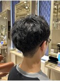 ツーブロック×刈り上げマッシュ◎黒髪好印象ナチュラル