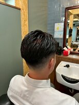 スタンドバーバー 柏(STAND BARBER)&nbsp;サーフカール/スパイキーショート/ブルーブラック