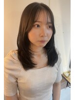 ラナンバイシダ(ranan by sida)&nbsp;10代20代/レイヤーカット/韓国風ヘア/暗めカラー