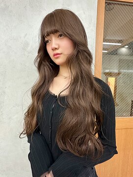 リアン(Lien) ロングレイヤー/透明感/ミルクティーアッシュベージュ