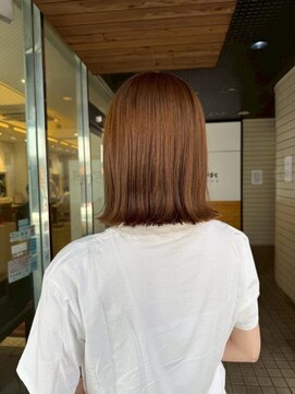 アニュー ヘア アンド ケア(a New hair&care) 夏◎結べるボブレイヤーで大人可愛い透明感くびれヘア