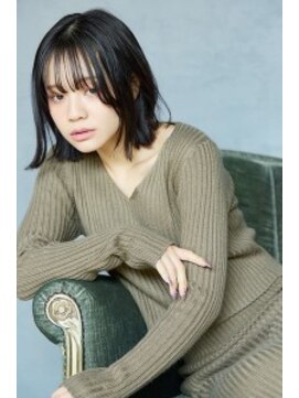 アビエブラン 若江岩田(abije blanc) 艶やかレイヤーボブ【若江岩田駅】