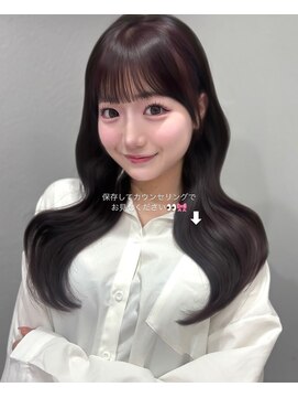 ボタン シブヤ(VOTAN SHIBUYA) ラベンダー/韓国ヘア/渋谷/レイヤー/顔まわり