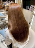 酸性ストレート髪質改善◎パールベージュロング◎20代~50代