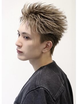 オーシャントーキョーウエスト 心斎橋 (OCEAN TOKYO WEST) スパイキーショート韓国カットアップバング