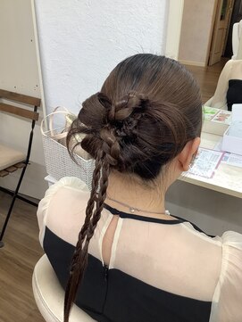 グロス 心斎橋(GLOSS) 【ヘアセット】カチモリブライダルヘア