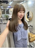 ベージュカラー/透明感カラー／レイヤーカット／髪質改善/本町