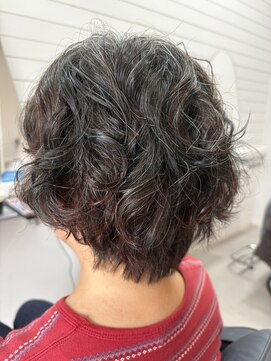 ショートボブパーマ