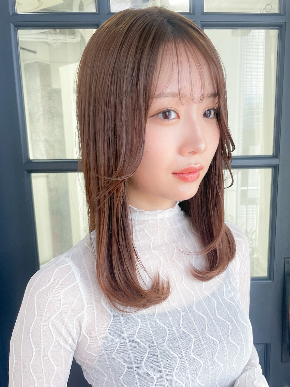 ★ A/Wトレンド★オーガニック艶カラー+カット+トリートメント￥9350