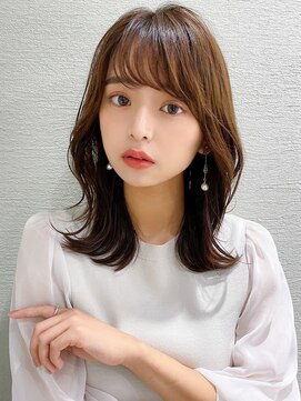 アフロート エル 錦糸町(AFLOAT L) 暗髪でも出せるこなれ感！フェイスレイヤー×くびれヘア