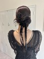 ネウィ 広島(newi)&nbsp;お呼ばれヘアアレンジ［ヘアセット/編み下ろし/個性派/タイト］